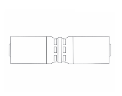 CS13-6X6 Couplamatic VARI-CRIMP Coupling - Hose Splicer Coupling - 3/8" Hose ID (Old Part Number: 66SV)