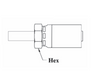 CS21-16X16 Couplamatic VARI-CRIMP Coupling - Standpipe - 1" Hose ID - 1" Tube Size (Old Part Number: 16T16V)