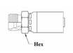 CS66-10X18 Couplamatic VARI-CRIMP Coupling - DIN Light 24° Seat - Male Solid - 5/8" Hose ID - M26x1.5 Thread (Old Part Number: 10M18V)