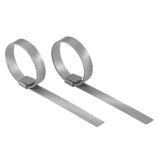 FF9217-0622S Eaton Aeroquip Galvanized Steel Clamp for Firesleeve and Guardian Sleeve  (range .31" to 1.12")