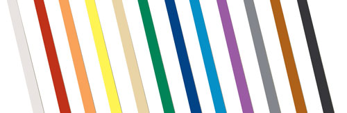 C14599-P100 by Band-It | Valuband Roll Band with COLOR-IT® | 5/8" Width | 0.025" Thickness | 201 Stainless Steel | Polyester Coated | Red | Clear Tote | 100ft/Roll