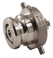 DBAV73-2030 Dixon Stainless Steel Dry Break Cam and Groove Dry Disconnect 3" Vapor Adapter x 2" Female NPSM with PTFE Seal