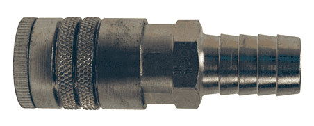 DC1046 Dixon Steel Air Chief Automotive/Industrial Interchange Quick-Connect Coupler (Semi-Automatic Pull Sleeve to Connect) - Standard Hose Barb - 1/2" Body Size x 3/4" Hose ID