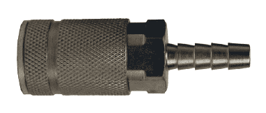 DC3842 Dixon Steel Air Chief ARO Speed Quick-Connect Coupler (Semi-Automatic Pull Sleeve to Connect) - Standard Hose Barb - 1/4" Body Size x 1/4" Hose ID