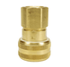 DC7024 Dixon Valve Air Chief Brass Automatic Push to Connect Quick-Connect Coupler - Female Pipe Thread - 3/4" Body Size x 1/2" Female NPT