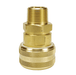 DC7104 Dixon Valve Air Chief Brass Automatic Push to Connect Quick-Connect Coupler - Male Pipe Thread - 3/4" Body Size x 1/2" Male NPT