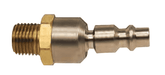 DCP21SWIV Dixon Brass 1/4" Ball Swivel Plug - Male NPT Ball Swivel x Industrial Plug