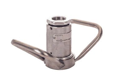 DDSC075SS Dixon Stainless Steel Dry Disconnect Coupler for Steam Service - 3/4" Female NPT - 56mm Body Size