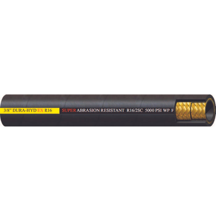 1" DHEX16 Couplamatic DURA-HYD EX Super Abrasion Resistant R16/2SC Extra Hi-Pressure Hydraulic Hose (SAE 100R16/2SC) - 1" ID - 200ft