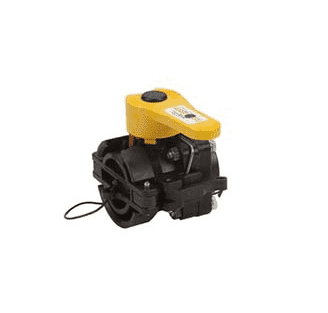 DM200DE Banjo Polypropylene Dry-Mate Dry Disconnect 2" Female w/ EPDM Seals - Opening Thru Ball: 1-1/2" - 100 PSI