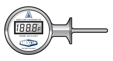 Sanitary Digital Thermometer, Digital Display