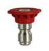 DX250050 Drexel Pressure by Midland High Pressure Sprayer Nozzle - 0° Spray - 1/4" Quick Disconnect Plug - Stainless Steel - 5.0 GPM - Red