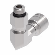 1AA8SBB6 Aeroquip by Danfoss | Male ORB Straight Thread Swivel (With Sleeve) (SBB) 90° Elbow TCC Crimp Fitting | -08 Male O-Ring Boss x -06 Hose Barb | Steel