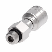 1AA12SB8 Aeroquip by Danfoss | Male ORB Straight Thread Swivel (With Sleeve) (SB) TCC Crimp Fitting | -12 Male O-Ring Boss x -08 Hose Barb | Steel