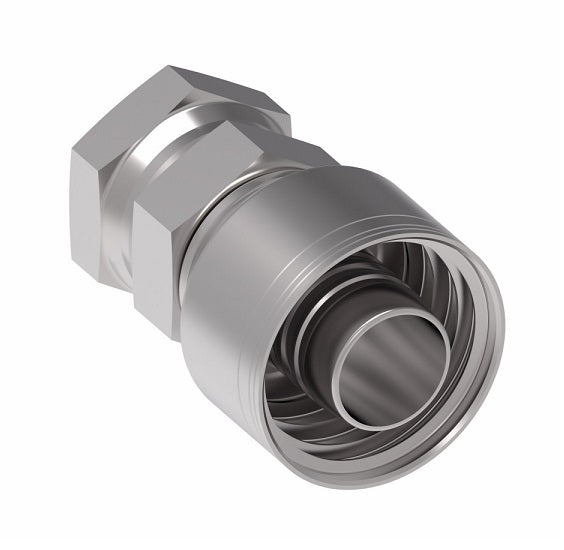 1AA20SP20 Aeroquip by Danfoss | Female Pipe Swivel (SP) TTC Crimp Fitting | -20 Female NPSM Swivel x -20 Hose Barb | Steel