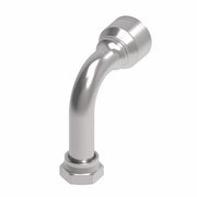 1A20FRC20 Aeroquip by Danfoss | Female ORS Swivel Long Drop 90° Elbow (FRC) Crimp Fitting | -20 Female O-Ring Face Seal Swivel x -20 Hose Barb | Steel