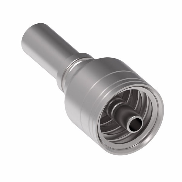 1A12LM6 Aeroquip by Danfoss | Metric Standpipe Tube (LM) TTC Crimp Fitting | -12 Tube OD x -06 Hose Barb | Steel