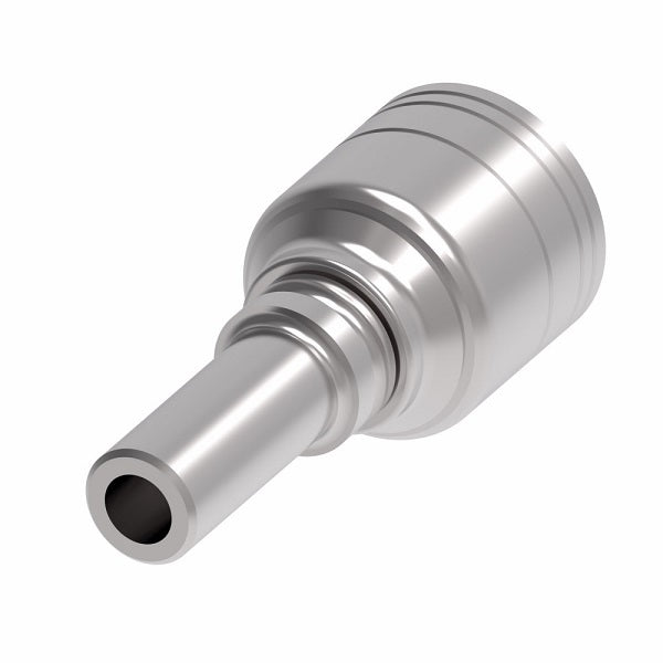 1A15LM8 Aeroquip by Danfoss | Metric Standpipe Tube (LM) TTC Crimp Fitting | -15 Tube OD x -08 Hose Barb | Steel