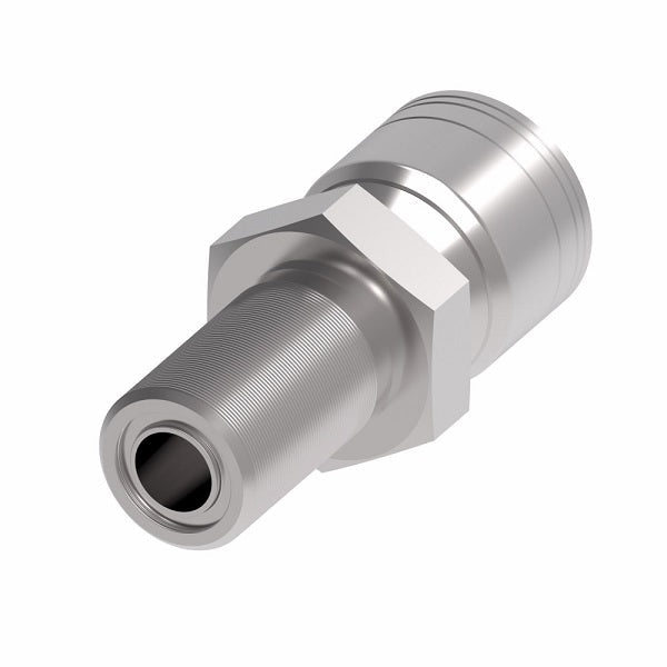 1A10RH10 Aeroquip by Danfoss | Male ORS Bulkhead (No Nut) (RH) Crimp Fitting | -10 Male O-Ring Face Seal x -10 Hose Barb | Steel
