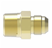 2000-8-10B Aeroquip by Danfoss | External Pipe/45° Flare Adapter | -08 Male NPTF x -10 Male SAE 45° Flare | Brass