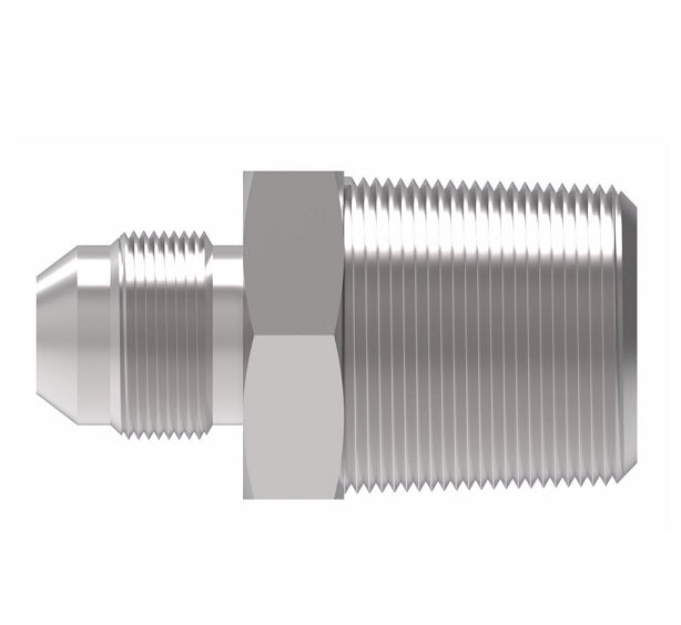 2004-16-16S Aeroquip by Danfoss | External Pipe/30° Flare Adapter | -16 Male NPTF x -16 Male SAE 30° Flare | Steel