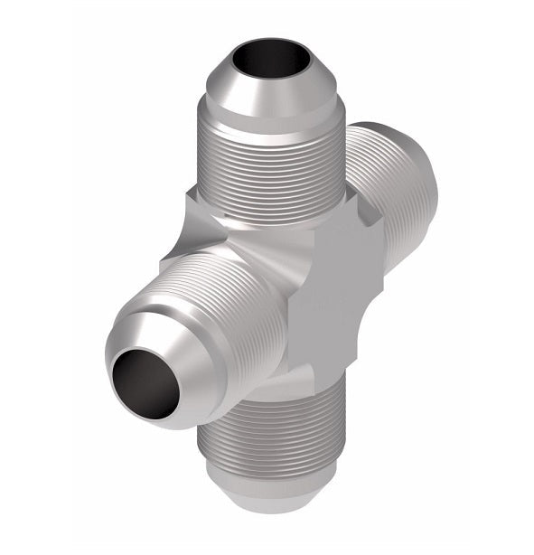 2020-4-4S Aeroquip by Danfoss | Male 37° JIC Flare Cross Adapter | -04 Male 37° JIC Flare x -04 Male 37° JIC Flare x -04 Male 37° JIC Flare x -04 Male 37° JIC Flare | Steel