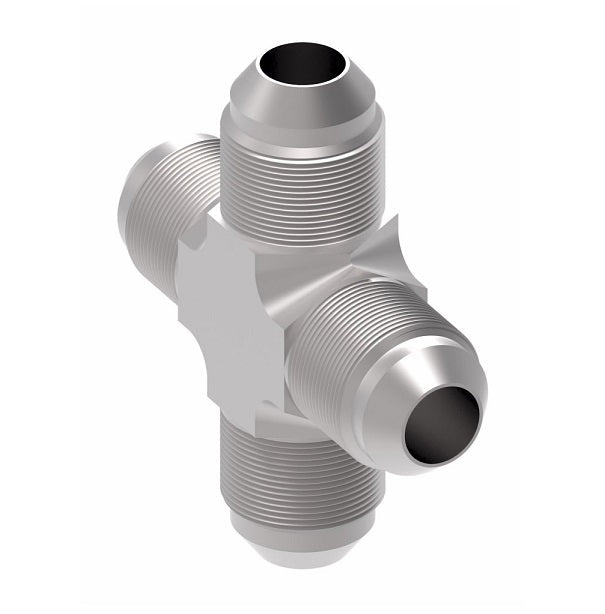 2020-6-6S Aeroquip by Danfoss | Male 37° JIC Flare Cross Adapter | -06 Male 37° JIC Flare x -06 Male 37° JIC Flare x -06 Male 37° JIC Flare x -06 Male 37° JIC Flare | Steel