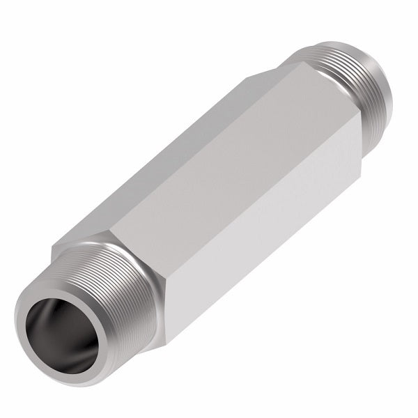 202114-4-5S Aeroquip by Danfoss | External Pipe/37° JIC Flare Long Adapter | -04 Male NPTF x -05 Male JIC | Steel