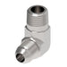 259-2024-8-8 Aeroquip by Danfoss | External Pipe/37° JIC Flare 90° Elbow Adapter | -08 Male NPTF x -08 Male 37° JIC Flare | Stainless Steel