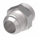259-202702-6-6 Aeroquip by Danfoss | SAE ORB/37° JIC Flare Adapter | -06 Male SAE O-Ring Boss x -06 Male 37° JIC Flare | Stainless Steel