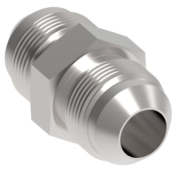 202712-12-12S Aeroquip by Danfoss | Male 37° JIC Flare Union (Large Hex) Adapter | -12 Male 37° JIC Flare x -12 Male 37° JIC Flare | Steel
