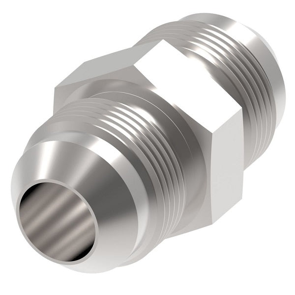 202712-12-12S Aeroquip by Danfoss | Male 37° JIC Flare Union (Large Hex) Adapter | -12 Male 37° JIC Flare x -12 Male 37° JIC Flare | Steel