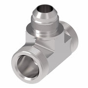 202901-12-12S Aeroquip by Danfoss | Internal Pipe/37° JIC Flare Branch Tee Adapter | -12 Female NPTF x -12 Female NPTF x -12 Male 37° JIC Flare | Steel