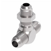 203002-6-6S Aeroquip by Danfoss | 37° JIC Flare Bulkhead Branch/37° JIC Flare Tee Adapter | -06 Male 37° JIC Flare x -06 Male 37° JIC Flare x -06 Male 37° JIC Flare Bulkhead | Steel