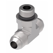 203003-4-4S Aeroquip by Danfoss | SAE ORB (adj.) Branch/37° JIC Flare Tee Adapter | -04 Male SAE O-Ring Boss x -04 Male 37° JIC Flare x -04 Male 37° JIC Flare | Steel