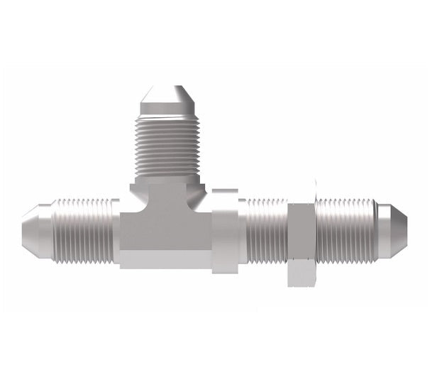 203008-16-16S Aeroquip by Danfoss | 37° JIC Flare Bulkhead Run/37° JIC Flare Tee Adapter | -16 Male 37° JIC Flare Bulkhead x -16 Male 37° JIC Flare x -16 Male 37° JIC Flare | Steel