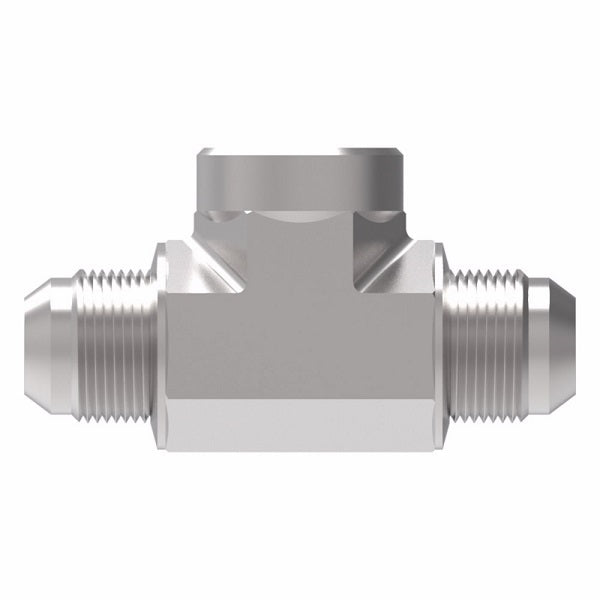2031-8-8S Aeroquip by Danfoss | Internal Pipe Branch/37° JIC Flare Swivel Tee Adapter | -08 Female NPTF x -08 Male 37° JIC Flare x -08 Male 37° JIC Flare | Steel