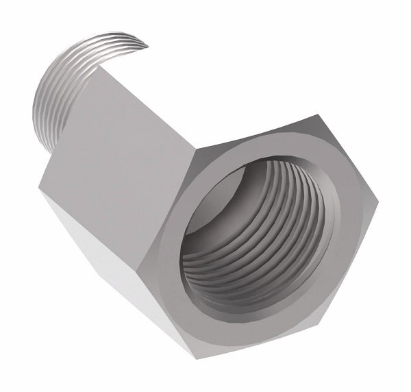 2040-4-8S Aeroquip by Danfoss | External Pipe/Internal Pipe Adapter | -04 Male NPTF x -08 Female NPTF | Steel