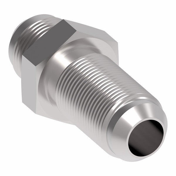 2041-1-10-10S Aeroquip by Danfoss | Male 37° JIC Flare Bulkhead Adapter (without Nut) | -10 Male 37° JIC Flare Bulkhead x -10 Male 37° JIC Flare | Steel