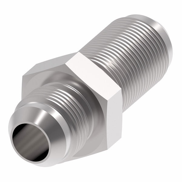 2041-1-10-10S Aeroquip by Danfoss | Male 37° JIC Flare Bulkhead Adapter (without Nut) | -10 Male 37° JIC Flare Bulkhead x -10 Male 37° JIC Flare | Steel