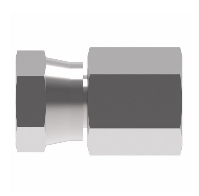 2046-6-4S Aeroquip by Danfoss | Internal Pipe Swivel (NPSM)/External Pipe Straight Adapter | -06 Female NPSM x -04 Female NPTF | Steel