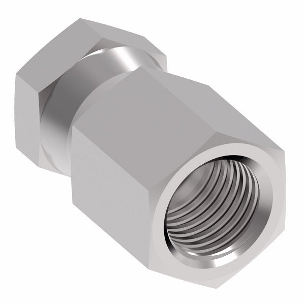 2046-2-2S Aeroquip by Danfoss | Internal Pipe Swivel (NPSM)/External Pipe Straight Adapter | -02 Female NPSM x -02 Female NPTF | Steel