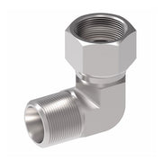 2047-6-4S Aeroquip by Danfoss | Internal Pipe Swivel (NPSM)/External Pipe 90° Elbow Adapter | -06 Female NPSM x -04 Male NPTF | Steel