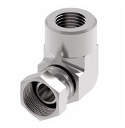 2048-2-2S Aeroquip by Danfoss | Internal Pipe Swivel (NPSM)/Internal Pipe 90° Elbow Adapter | -02 Female NPSM x -02 Female NPTF | Steel