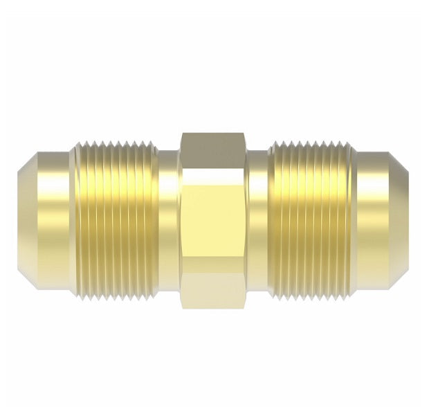 2060-8-8B Aeroquip by Danfoss | Male SAE 45° Flare Adapter | -08 Male SAE 45° Flare x -08 Male SAE 45° Flare | Brass
