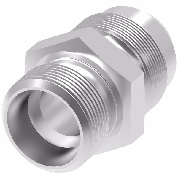 2063-4-6S Aeroquip by Danfoss | BSPP (Parallel)/Male 37° Flare Adapter | -04 Male BSPP x -06 Male 37° Flare | Steel