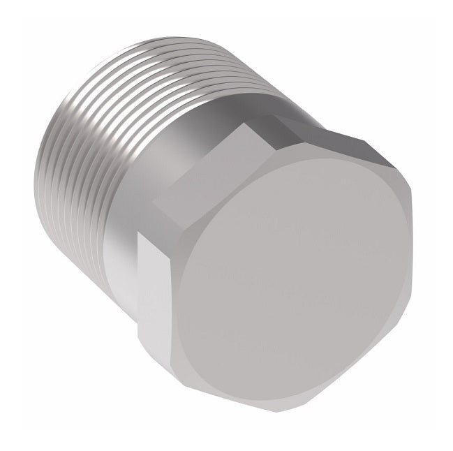 259-2082-4 Aeroquip by Danfoss | External Pipe Plug Adapter | -04 Male NPTF | Stainless Steel