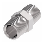 2083-6-4S Aeroquip by Danfoss | Nipple External Pipe/External Pipe Adapter | -06 Male NPTF x -04 Male NPTF | Steel