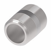 2084-6S-2 Aeroquip by Danfoss | Nipple External Pipe/External Pipe Adapter (2" Length) | -06 Male NPTF x -06 Male NPTF | Steel