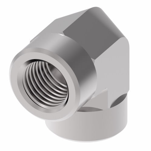 2087-2-2S Aeroquip by Danfoss | Internal Pipe/Internal Pipe 90° Elbow Adapter | -02 Female NPTF x -02 Female NPTF | Steel